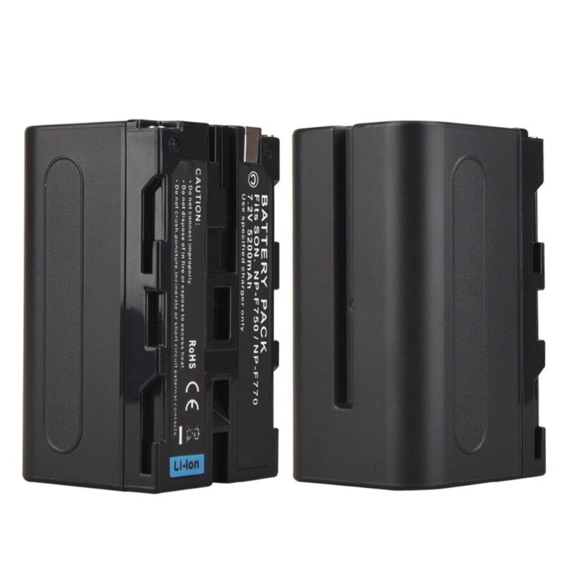 Seirox (NP-F750/F770) 5200mAh Rechargeable Lithium-ion Battery Pack for Video Camera LED Light