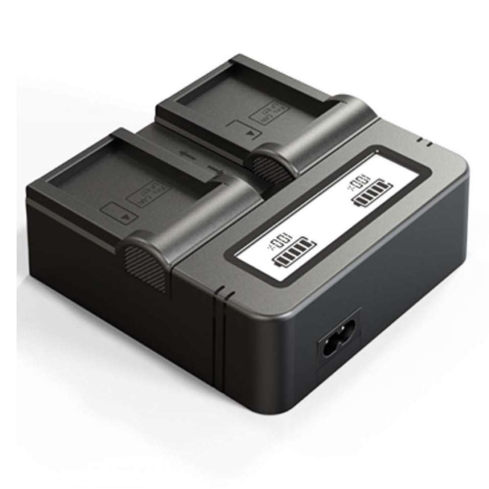Seirox Dual LCD charger for Sony Video Camera Battery np-f990, np-f980, np-f970, np-f960, np-f770, np-f550 FM50/FM70/FM90